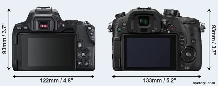 Comparison SL3 or GH4 rear