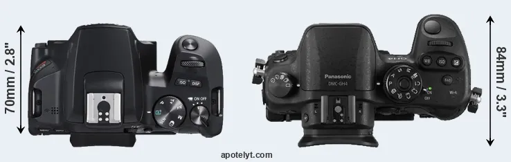 Compare SL3 versus GH4 top