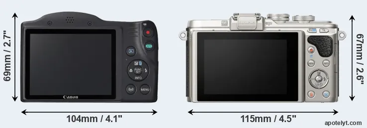 Comparison SX420 or E-PL8 rear