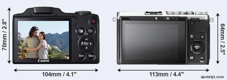 Comparison SX510 or X70 rear