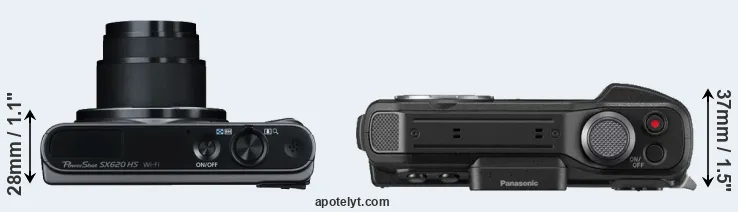 Compare SX620 versus FT7 top