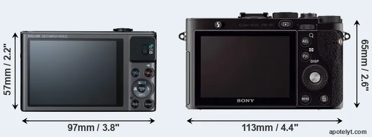 Comparison SX620 or RX1 rear