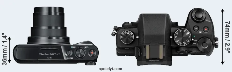 Compare SX720 versus G85 top