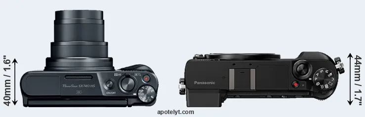 Compare SX740 versus GX80 top