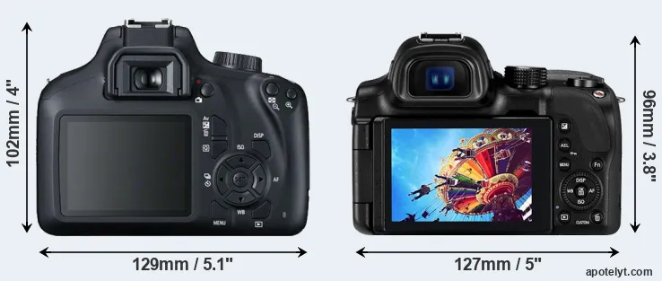 Comparison T100 or NX30 rear