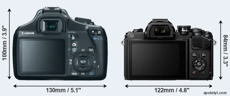 Comparison T3 or E-M10 III rear