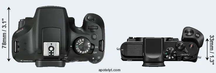 Compare T6 versus V3 top