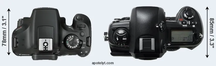 Compare T6 versus D1H top