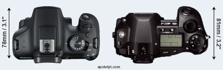 Compare T7 versus E-1 top