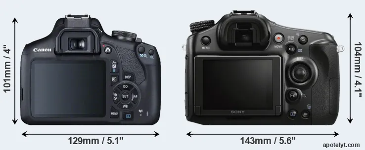 Comparison T7 or A68 rear