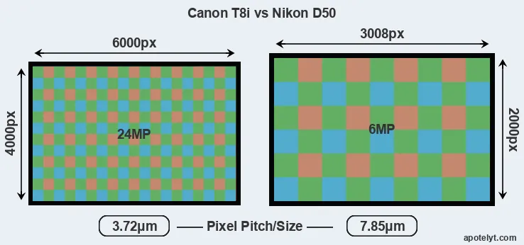 T8i versus D50 MP