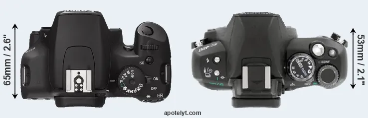 Compare XS versus E-400 top