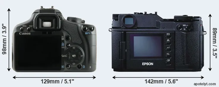 Comparison XSi or R-D1 rear
