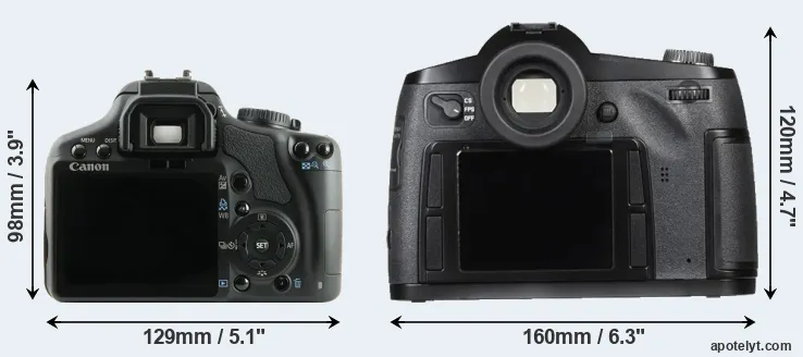 Comparison XSi or S Typ 007 rear