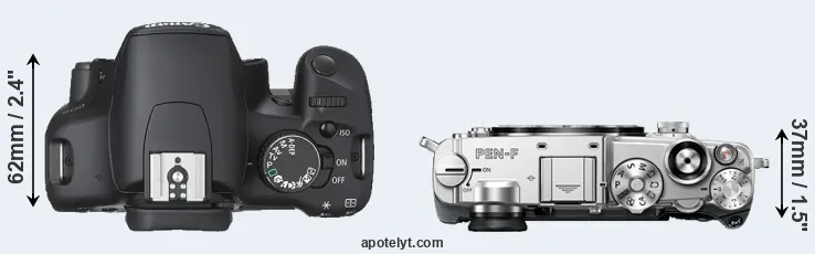 Compare XSi versus PEN-F top
