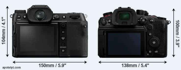 Comparison GFX 100S or GH6 rear