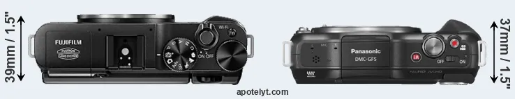 Compare X-A1 versus GF5 top