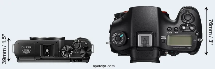 Compare X-A1 versus A99 II top