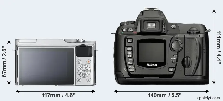 Comparison X-A10 or D70 rear