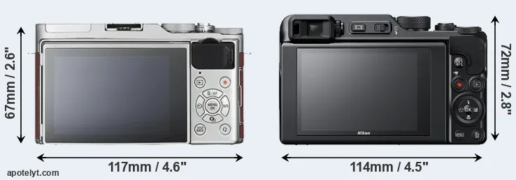 Comparison X-A3 or A1000 rear