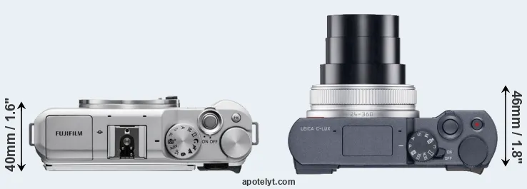 Compare X-A5 versus C-LUX top