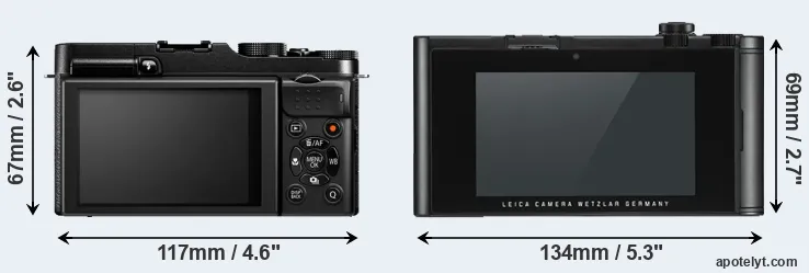 Comparison X-M1 or TL2 rear