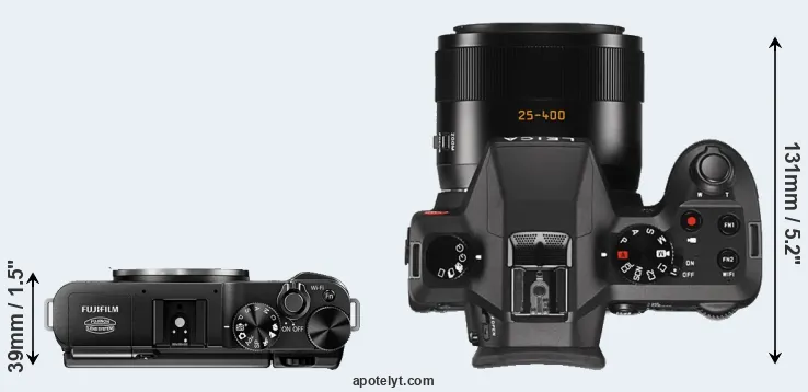 Compare X-M1 versus V-LUX Typ 114 top