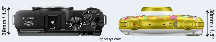 Compare X-M1 versus W150 top