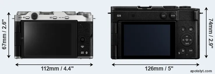 Comparison X-M5 or S9 rear