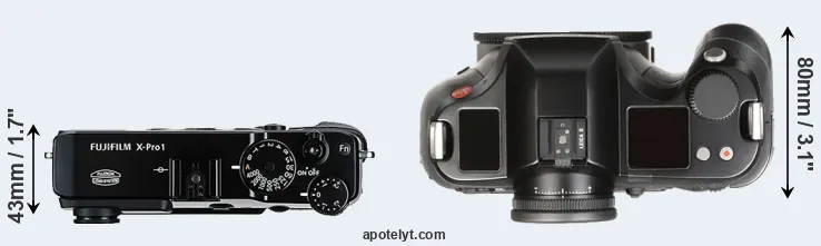 Compare X-Pro1 versus S Typ 007 top