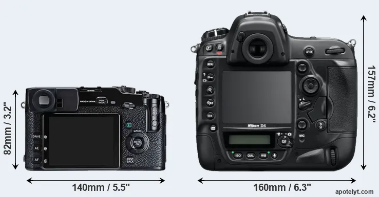 Comparison X-Pro1 or D4 rear