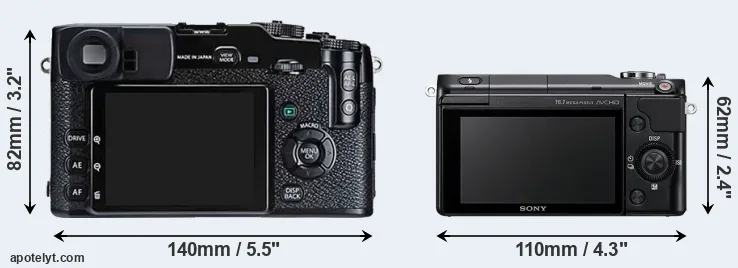 Comparison X-Pro1 or NEX-3N rear