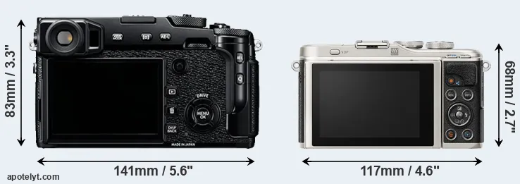 Comparison X-Pro2 or E-PL9 rear