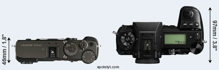 Compare X-Pro3 versus S1 top