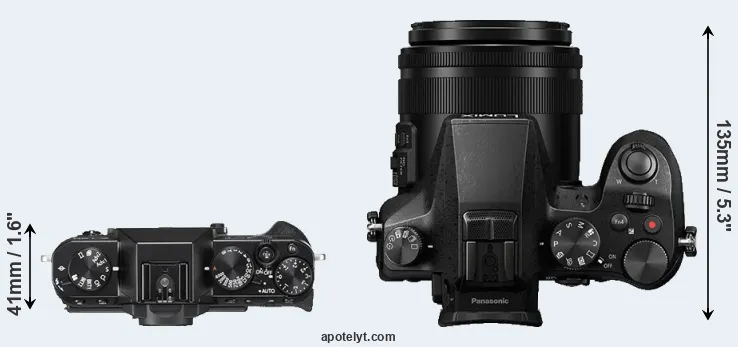 Compare X-T20 versus FZ2500 top