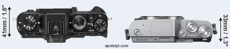 Compare X-T20 versus GX800 top