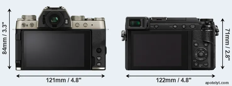 Comparison X-T200 or GX80 rear