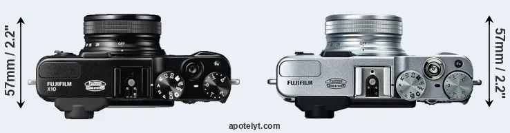 Compare X10 versus X20 top