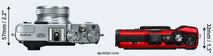 Compare X20 versus TG-6 top
