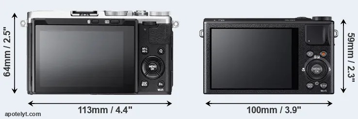 Comparison X70 or XQ1 rear