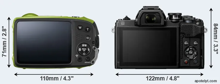 Comparison XP120 or E-M10 IV rear