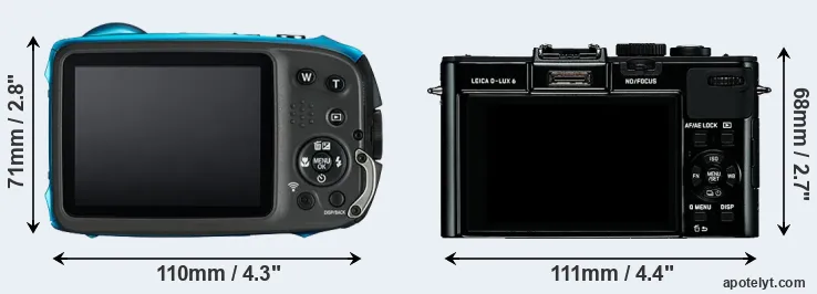 Comparison XP130 or D-LUX 6 rear