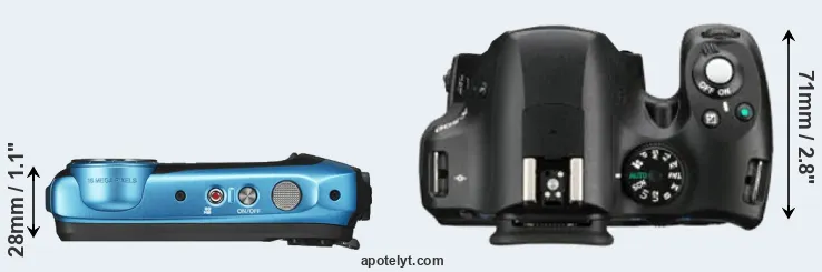 Compare XP140 versus K-500 top
