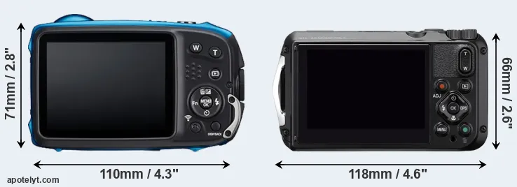 Comparison XP140 or WG-6 rear