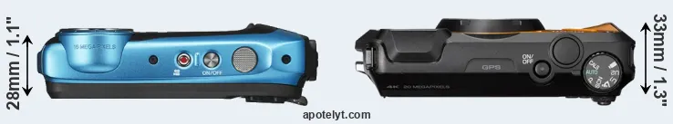 Compare XP140 versus WG-6 top