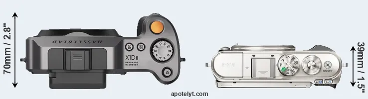 Compare X1D II versus E-PL9 top