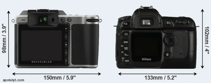Comparison X1D or D50 rear