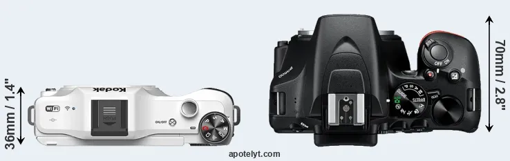Compare S-1 versus D3500 top