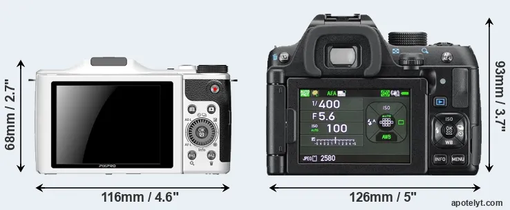 Comparison S-1 or K-70 rear