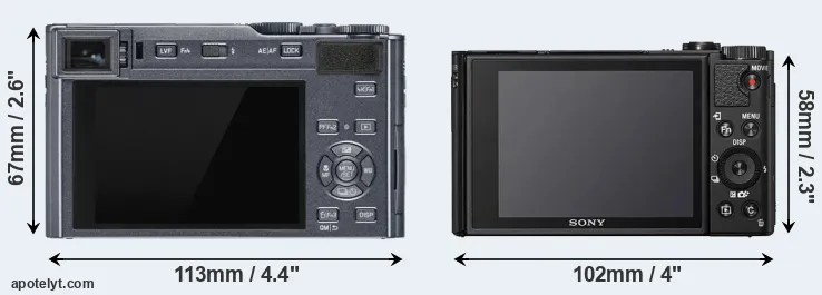 Comparison C-LUX or HX99 rear